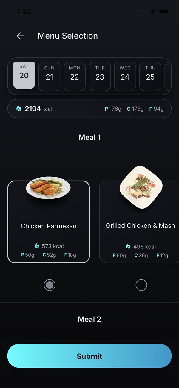 ELEMENTS app — FIX5 macro and calorie customization